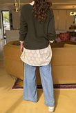 Made in Italy Conrad Body Skim Knit Jumper Dark Khaki